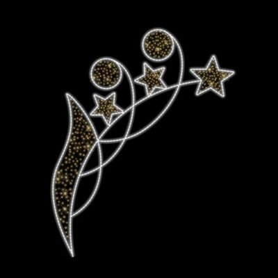 ΕΠΑΓΓΕΛΜΑΤΙΚΟ ΣΧΕΔΙΟ, ΕΠΙΔΑΠΕΔΙΟ, ΜΕ ΑΣΤΕΡΙΑ, 230V, ΛΕΥΚΗ LED ΦΩΤΟΣΩΛΗΝΑ, ΘΕΡΜΟ ΛΕΥΚΟ LED, 400x270cm, IP65 (600-23583)