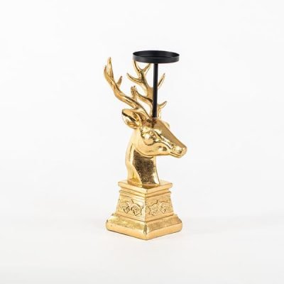 ΔΙΑΚΟΣΜΗΤΙΚΟ ΚΗΡΟΠΗΓΙΟ, ΚΕΦΑΛΙ ΤΑΡΑΝΔΟΥ, ΧΡΥΣΟ, 13,7×31,3cm (600-44944)