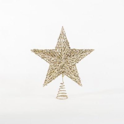 ΚΟΡΥΦΗ ΔΕΝΤΡΟΥ ΑΠΌ ΣΥΡΜΑ, ΑΠΑΛΟ ΧΡΥΣΟ, ΑΣΤΕΡΙ, 30,5×34,5cm (600-44931)