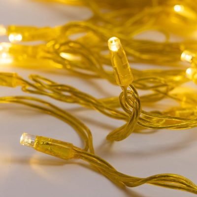 ΣΕΙΡΑ, 96 LED 5mm ΜΕ ΚΑΛΥΜΜΑ, 24V, 2 ΕΠΕΚΤΑΣΕΙΣ ΕΩΣ 8 ΣΕΤ, ΧΡΥΣΟ ΔΙΑΦΑΝΟ PVC ΚΑΛΩΔΙΟ, DAYLIGHT LED ΑΝΑ 10cm, IP44 (ΧΩΡΙΣ ΜΕΤΑΣΧΗΜΑΤΙΣΤΗ, ΧΩΡΙΣ ΠΡΟΕΚΤΑΣΗ ΠΑΡΟΧΗΣ) (600-09963)