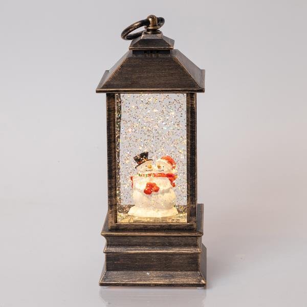 ΠΛΑΣΤΙΚΟ ΦΑΝΑΡΑΚΙ ΜΕ ΧΙΟΝΑΝΘΡΩΠΟ, ΠΑΛΑΙΩΜΕΝΟ ΚΑΦΕ, ΦΩΤΙΖΟΜΕΝΟ, ΜΕ ΝΕΡΟ, ΜΠΑΤΑΡΙΑΣ, 1 ΘΕΡΜΟ ΛΕΥΚΟ LED, 9x9x22cm (600-41224)