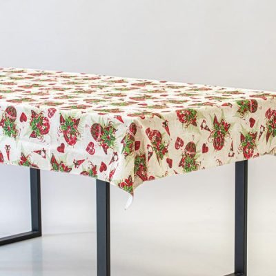 ΤΡΑΠΕΖΟΜΑΝΤΗΛΟ ΜΕ ΧΡΙΣΤΟΥΓΕΝΝΙΑΤΙΚΑ ΣΧΕΔΙΑ 140x180cm (600-45869)