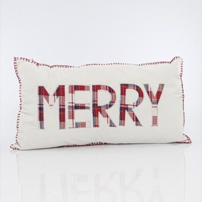 ΜΑΞΙΛΑΡΙ ΛΕΥΚΟ, ΜΕ ΚΟΚΚΙΝΟ ΚΑΡΟ “MERRY”, 69x35cm (600-43248)