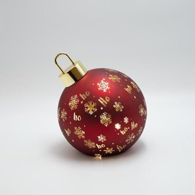 ΦΩΤΙΖΟΜΕΝΗ ΜΠΑΛΑ, ΚΟΚΚΙΝΗ ΜΕ ΧΙΟΝΟΝΙΦΑΔΕΣ, 18×21.5cm (600-47472)