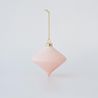 ΓΥΑΛΙΝΟ ΣΤΟΛΙΔΙ, ΡΟΖ MAT , ΡΟΜΒΟΣ, ΣΕΤ 4ΤΜΧ, 8cm (600-45749)