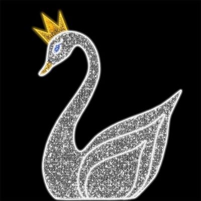 ΕΠΑΓΓΕΛΜΑΤΙΚΟ ΣΧΕΔΙΟ, ΚΥΚΝΟΣ 3D, ΛΕΥΚΗ LED ΦΩΤΟΣΩΛΗΝΑ, ΛΕΥΚΟ LED ΛΑΜΠΑΚΙ, 260x250x105cm, IP65 (600-23459)