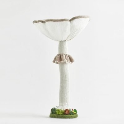 ΜΑΝΙΤΑΡΙ, ΑΝΟΙΧΤΟ ΚΑΦΕ, ΜΕ ΛΕΥΚΟ ΚΟΡΜΟ, 26x26x40cm (600-44068)