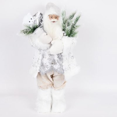 ΑΗ ΒΑΣΙΛΗΣ ΜΕ ΛΕΥΚA ΓΟΥΝΙΝΑ ΡΟΥΧΑ, 60cm (600-46357)