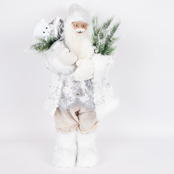 ΑΗ ΒΑΣΙΛΗΣ ΜΕ ΛΕΥΚA ΓΟΥΝΙΝΑ ΡΟΥΧΑ, 60cm (600-46357)