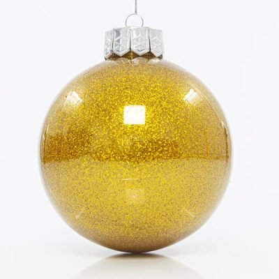 ΜΠΑΛΑ ΠΛΑΣΤΙΚΗ PET, ΣΑΜΠΑΝΙ ΓΥΑΛΙΣΤΕΡΗ ΜΕ GLITTER, ΣΕΤ 2ΤΜΧ, 13cm (600-42718)