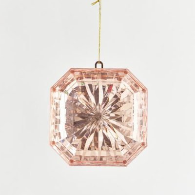 ΣΤΟΛΙΔΙ, ΔΙΑΜΑΝΤΙ, ΤΕΤΡΑΓΩΝΟ, ΡΟΖ ΧΡΥΣΟ, 12x5x13cm (600-44127)