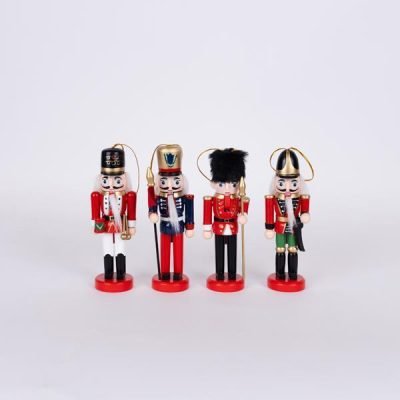 ΚΑΡΥΟΘΡΑΥΣΤΕΣ, ΚΟΚΚΙΝΟ ΠΡΑΣΙΝΟ, ΣΕΤ 4ΤΜΧ, 12,5cm (600-46353)