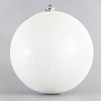 ΜΠΑΛΑ ΠΛΑΣΤΙΚΗ, ΛΕΥΚΗ ΜΕ GLITTER, ΣΕΤ 2ΤΜΧ, 20cm (600-42623)