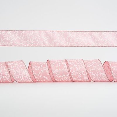 ΚΟΡΔΕΛΑ ΡΟΖ, ΜΕ ΑΣΗΜΙ ΚΛΑΔΙΑ, 6,35cm, 10Y (600-44964)