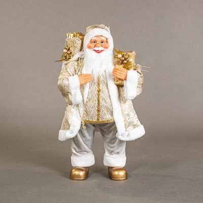 ΑΓΙΟΣ ΒΑΣΙΛΗΣ ΛΕΥΚΟΣ ΜΕ ΧΡΥΣΟ, 80cm (600-44887)