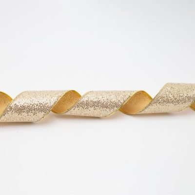 ΚΟΡΔΕΛΑ, ΧΡΥΣΗ, ΜΕ GLITTER, 6.30cm, 10M (600-47557)