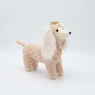 ΣΚΥΛΑΚΙ ΠΡΙΓΚΙΠΙΣΣΑ, TEDDY ΜΠΕΖ, 23x25cm (600-47014)