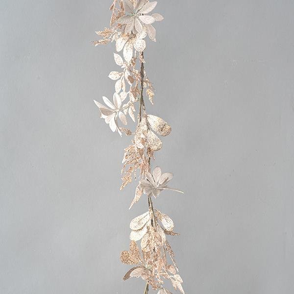 ΓΙΡΛΑΝΤΑ ΣΑΜΠΑΝΙ, ΜΕΤΑΛΛΙΖΕ ΚΑΙ GLITTER, 120cm (600-44754)