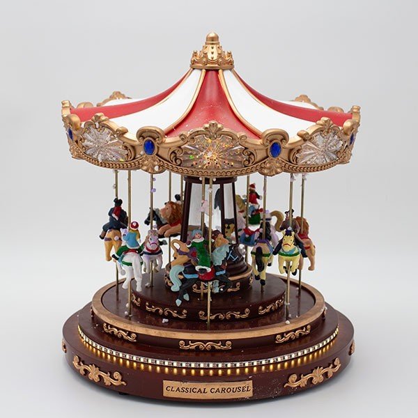 ΦΑΝΤΑΣΜΑΓΟΡΙΚΟ ΚΑΡΟΥΖΕΛ, ΜΕ ΦΩΣ, ΜΟΥΣΙΚΗ ΚΑΙ ΚΙΝΗΣΗ, ΜΕ ΜΕΤΑΣΧΗΜΑΤΙΣΤΗ, 30x30x33.3cm (600-47939)