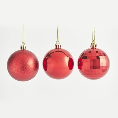 ΜΠΑΛΑ ΠΛΑΣΤΙΚΗ,  ΚΟΚΚΙΝΗ,  ΣΕΤ 24ΤΜΧ, 6cm (600-42834)