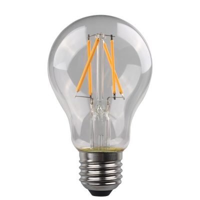 ΛΑΜΠΑ LED ΚΟΙΝΗ CROSSED FILAMENT 4.2W 480lm E27 6500K 220-240V CLEAR (147-78001)