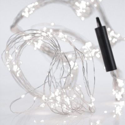 ΧΤΑΠΟΔΙ, 400 MINI LED, ΜΕΤΑΣΧΗΜΑΤΙΣΤΗ, ΑΣΗΜΙ ΧΑΛΚINO KAΛΩΔΙΟ, ΛΕΥΚΟ LED ANA 10cm (16 ΣΕΙΡΕΣ x 25 LED), ΠΡΟΕΚΤΑΣΗ ΠΑΡΟΧΗΣ 5m, ΙΡ44 (600-08430)