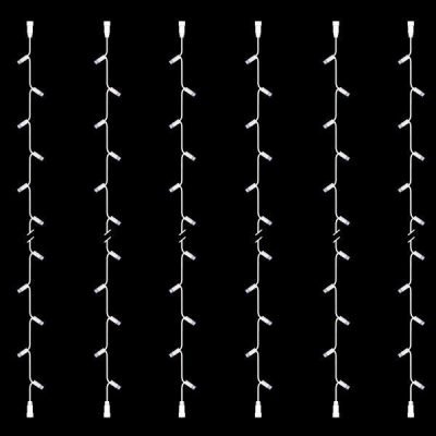 ΣΕΙΡΑ, DIY ΣΕΤ 6 ΤΜΧ, 20 LED, 2 ΕΠΕΚΤΑΣΕΙΣ, ΛΕΥΚΟ ΚΑΟΥΤΣΟΥΚ ΚΑΛΩΔΙΟ, ΛΕΥΚΟ LED ΑΝΑ 10cm, ΙΡ65 (600-11955)
