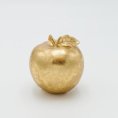 ΜΗΛΟ ΠΟΛΥΡΕΖΙΝ, ΜΕ ΦΥΛΛΑΡΑΚΙ, ΧΡΥΣΟ, 8×10.5cm (600-46837)