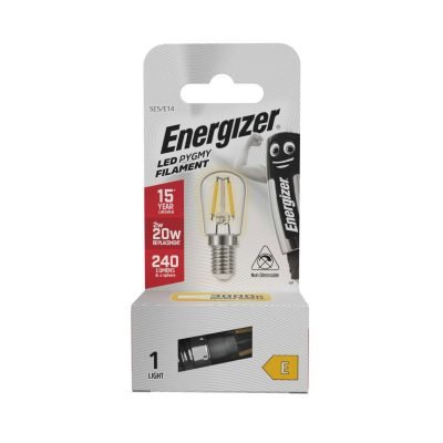 Energizer BEC Λάμπα Filament LED Pigmy (Fridger) 2W E14 240lm 3000K Θερμό Λευκό (04.008.0005)