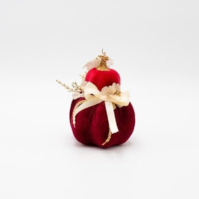 ΒΕΛΟΥΔΙΝΗ ΚΟΛΟΚΥΘΑ, ΔΙΠΛΗ, ΚΟΚΚΙΝΗ ΜΠΟΡΝΤΟ, 9x13cm (600-48082)