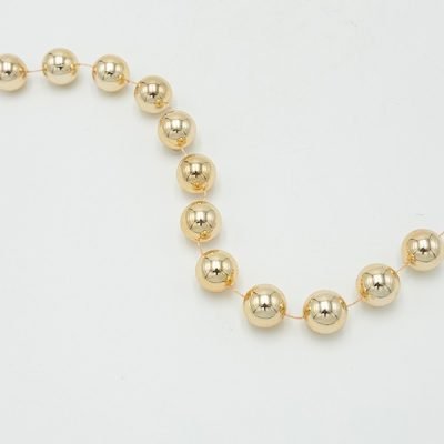 ΑΛΥΣΙΔΑ ΜΕ ΚΑΡΑΜΕΛΑ ΠΕΡΛΕΣ, 20mm, 280cm (600-47579)