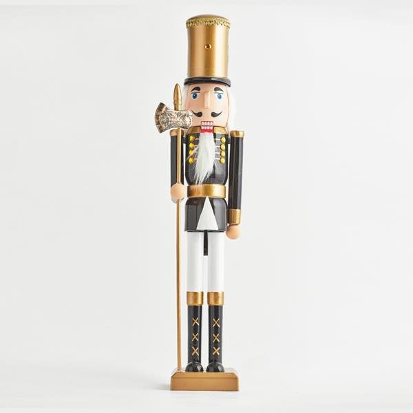 ΚΑΡΥΟΘΡΑΥΣΤΗΣ, ΠΛΑΣΤΙΚΟΣ, ΜΕ ΧΡΥΣΟ ΚΑΠΕΛΟ, ΜΑΥΡΟΣ ΧΡΥΣΟΣ, 55cm (600-44149)