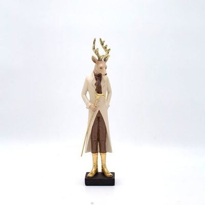 ΤΑΡΑΝΔΟΣ ΠΟΛΥΡΕΖΙΝ, ΜΕ ΣΜΟΚΙΝ ΚΑΙ ΜΠΑΣΤΟΥΝΙ, 31cm (600-47125)