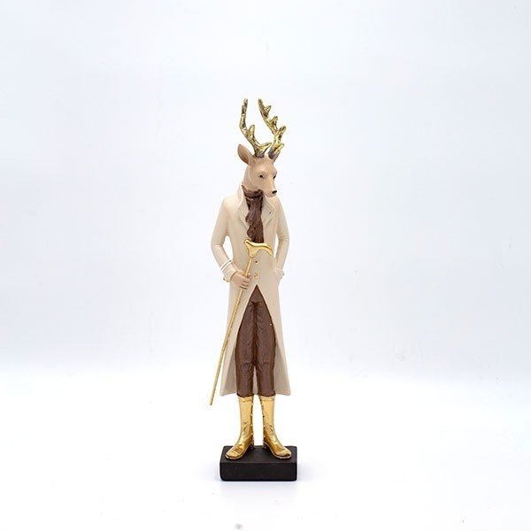 ΤΑΡΑΝΔΟΣ ΠΟΛΥΡΕΖΙΝ, ΜΕ ΣΜΟΚΙΝ ΚΑΙ ΜΠΑΣΤΟΥΝΙ, 31cm (600-47125)