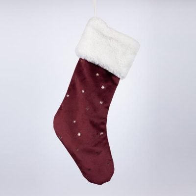 ΚΑΛΤΣΑ, ΜΠΟΡΝΤΟ ΒΕΛΟΥΔΟ ΜΕ ΧΡΥΣΕΣ ΧΙΟΝΟΝΙΦΑΔΕΣ, 25x45cm (600-46032)