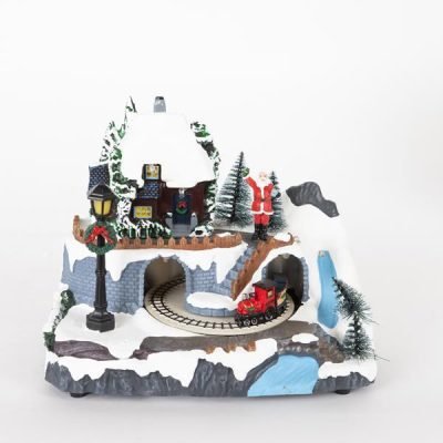 ΣΤΑΘΜΟΣ ΤΡΕΝΟΥ, ΜΟΥΣΙΚΗ ΚΑΙ ΚΙΝΗΣΗ, 20,8Χ13,9Χ16,8cm (600-46359)