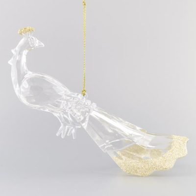 ΠΑΓΩΝΙ ΑΚΡΥΛΙΚΟ, ΜΕ ΧΡΥΣΟ GLITTER ΣΤΗΝ ΚΟΡΩΝΑ, 17,8cm (600-40685)