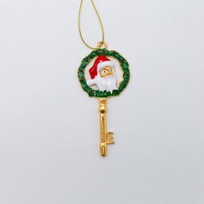 ΣΤΟΛΙΔΙ ΚΛΕΙΔΙ ΜΕ ΑΗ ΒΑΣΙΛΗ, ΧΡΥΣΟ, 9x4cm (600-47356)