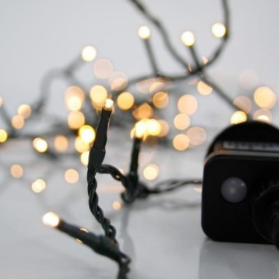 ΣΕΙΡΑ, 50 LED 3mm, 4.5V ΜΕΤΑΣΧΗΜΑΤΙΣΤΗ, 8 ΠΡΟΓΡΑΜΜΑΤΑ & ΜΝΗΜΗ, ΠΡΑΣΙΝΟ PVC ΚΑΛΩΔΙΟ, ΘΕΡΜΟ ΛΕΥΚΟ LED ΑΝΑ 5cm, ΠΡΟΕΚΤΑΣΗ ΠΑΡΟΧΗΣ 3m, IP44 (600-13101)