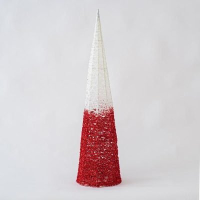 ΔΕΝΤΡΟ ΚΩΝΟΣ, ΛΕΥΚΟ-ΚΟΚΚΙΝΟ, 20x80cm (600-45624)