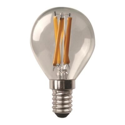 ΛΑΜΠΑ LED ΣΦΑΙΡΙΚΗ CROSSED FILAMENT 6.5W 806lm E14 3000K 220-240V DIMMABLE CLEAR (147-78272)