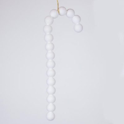 ΜΠΑΣΤΟΥΝΑΚΙ ΒΕΛΟΥΔΙΝΟ, ΛΕΥΚΟ, 33cm (600-46297)