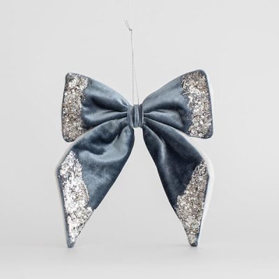 ΒΕΛΟΥΔΙΝΟΣ ΦΙΟΓΚΟΣ, ΜΠΛΕ, 20x20cm (600-44749)