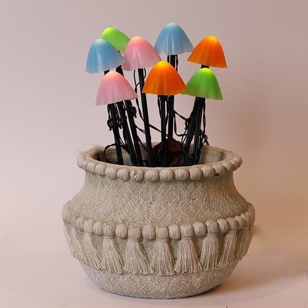 ΣΕΙΡΑ, 8 LED 5mm, ΠΛΑΣΤΙΚΑ ΠΟΛΥΧΡΩΜΑ ΜΑΝΙΤΑΡΙΑ H20cm, ΗΛΙΑΚΟ ΠΑΝΕΛ ΜΕ ΑΙΣΘΗΤΗΡΑ ΦΩΤΟΣ, ΠΡΑΣΙΝΟ PVC ΚΑΛΩΔΙΟ, ΘΕΡΜΟ ΛΕΥΚΟ LED ANA 50cm, ΠΡΟΕΚΤΑΣΗ ΠΑΡΟΧΗΣ 1m, IP44 (600-04481)