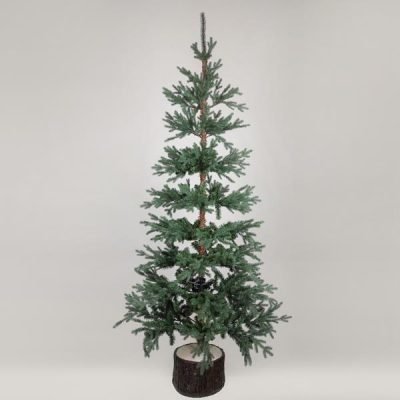 ΔΕΝΤΡΟ ΔΑΝΙΑ, PE KAI PVC, ΜΕ ΞΥΛΙΝΟ ΚΟΡΜΟ ΣΤΗ ΒΑΣΗ, 240cm (600-30644)