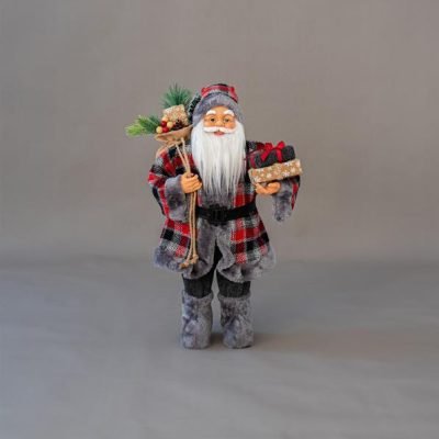 ΑΓΙΟΣ ΒΑΣΙΛΗΣ, ΣΚΟΥΡΟ ΓΚΡΙ, ΜΕ ΔΩΡΑ, 60cm (600-45503)