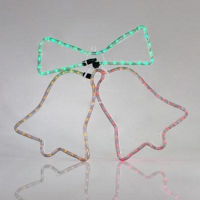 ΚΑΜΠΑΝΑ ΔΙΠΛΗ, 3m LED ΦΩΤΟΣΩΛΗΝΑΣ, ΜΟΝΟΚΑΝΑΛΟΣ, ΜΕ ΠΡΟΓΡΑΜΜΑ, ΚΟΚΚΙΝΗ – ΚΙΤΡΙΝΗ, 47x64cm, IP44 (600-20104)