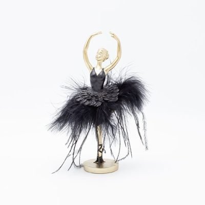 ΜΠΑΛΑΡΙΝΑ ΠΟΛΥΡΕΖΙΝ, ΠΙΡΟΥΕΤΑ, ΜΕ ΜΑΥΡΟ ΦΟΡΕΜΑ, 14x13x21.7cm (600-46759)