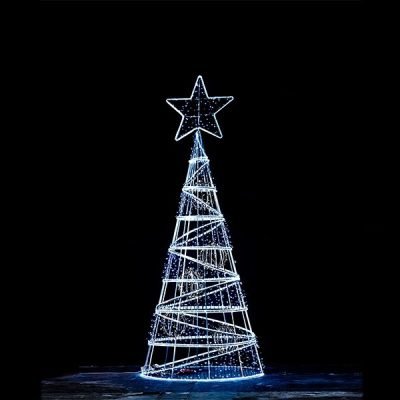 ΕΠΑΓΓΕΛΜΑΤΙΚΟ ΣΧΕΔΙΟ, ΔΕΝΤΡΟ 3D, ΜΕ ΜΠΑΛΕΣ ΣΤΟ ΕΣΩΤΕΡΙΚΟ ΤΟΥ, ΛΕΥΚΗ LED ΦΩΤΟΣΩΛΗΝΑ, ΛΕΥΚΟ ΚΑΙ ΘΕΡΜΟ ΛΕΥΚΟ LED, 500x170x170cm, IP65 (600-23398)