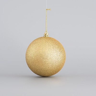 ΠΛΑΣΤΙΚΗ ΜΠΑΛΑ, ΧΡΥΣΗ, GLITTER, ΣΕΤ 6ΤΜΧ, 10cm (600-45306)